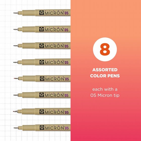 SAKURA PIGMA MICRON ���������� �������� 0.5 8 �����