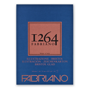 fabriano 1264 bristol A4 בלוק בריסטול fabriano 1264 bristol A4 בלוק בריסטול