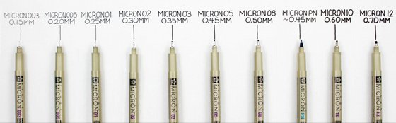 SAKURA PIGMA MICRON �������� ���� ������� �����