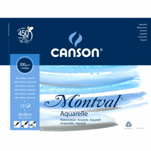 בלוק אקוורל- קנסון CANSON MONTVAL בלוק אקוורל- קנסון CANSON MONTVAL