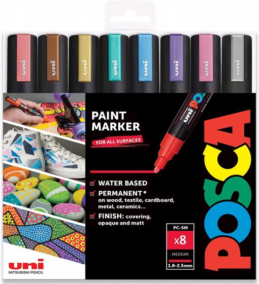 POSCA 5M ����� �������� ����� 8 ����� �������