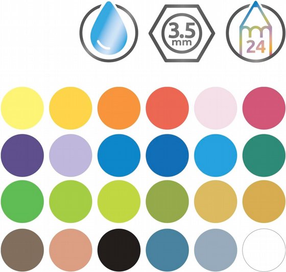Derwent Watercolour ������� �������� ������ ���� 24 �����