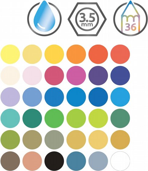 Derwent Watercolour ������� �������� ������ ���� 36 �����
