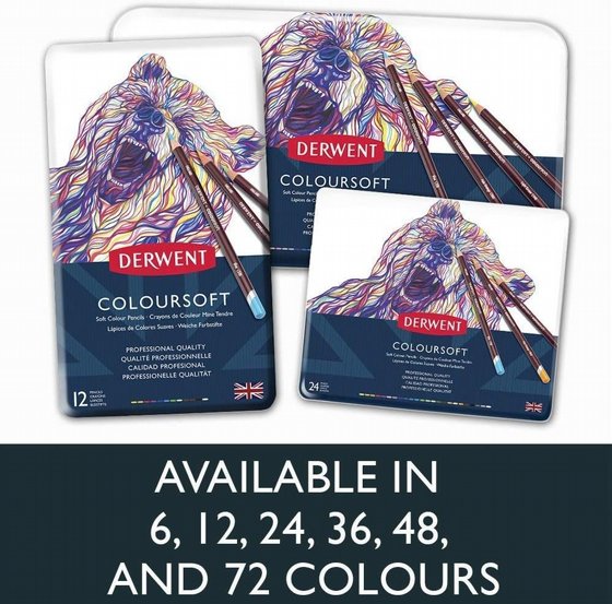 Derwent Coloursoft ������� �������� ���� 36 �����