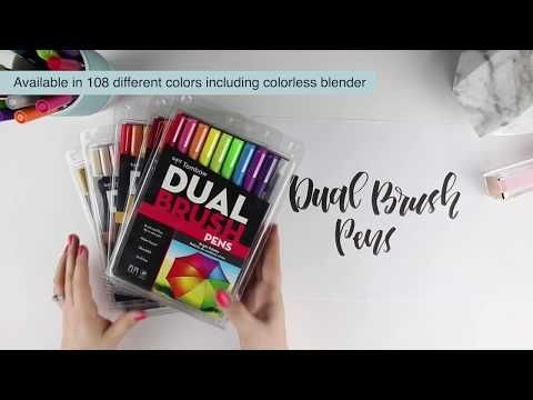  Tombow Dual Brush Pen Art Marker