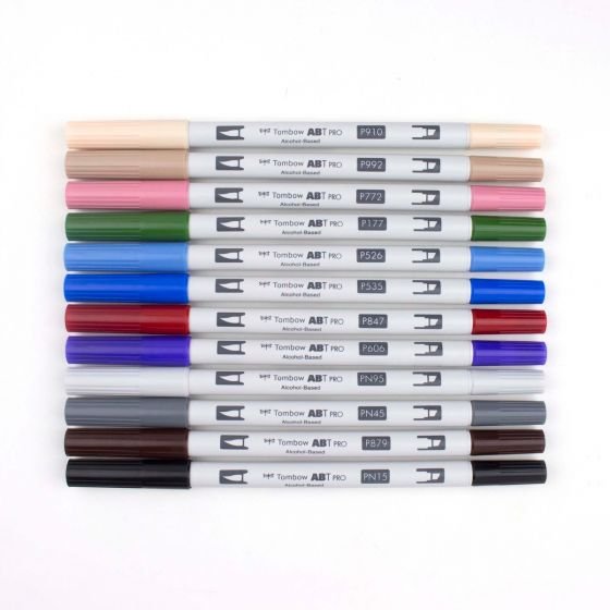 ���� 12 ������ �� ���� ������� TOMBOW FASHION PALETTE