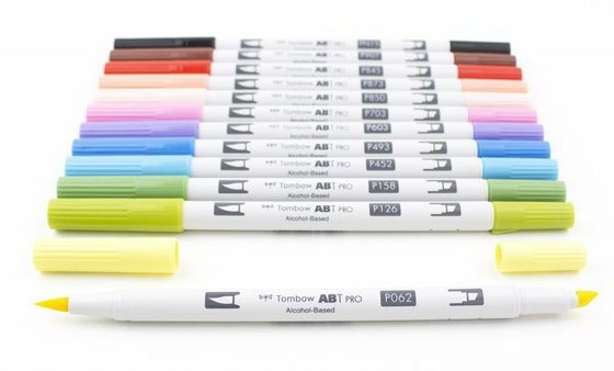 TOMBOW Manga Tones ���� 12 ������ ��������� ������ ����