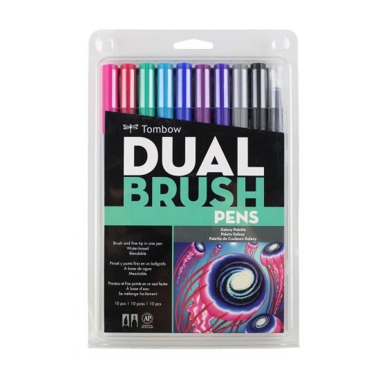 Dual Brush Pen Bundle, Galaxy