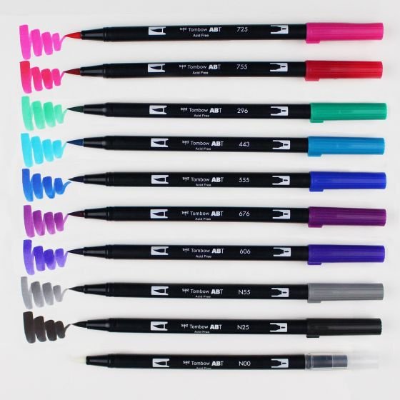 Dual Brush Pen Bundle, Galaxy