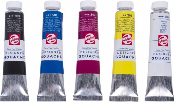 ROYAL TALENS Gouache Extra Fine mixing set ���� 5 ����� ������� ������ 20 �"�