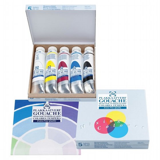 Gouache Extra Fine mixing set - �� 5 ���� ����