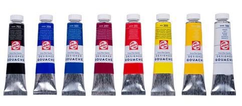ROYAL TALENS Gouache Extra Fine set ���� 8 ����� ������� 20 �"�