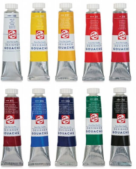 ROYAL TALENS Gouache Extra Fine set ���� 10 ����� ������� 20 ��