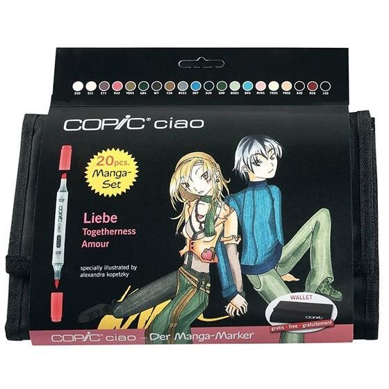 �� ����� ��� 20 ����� ������ ����� -copic ciao MANGA SET