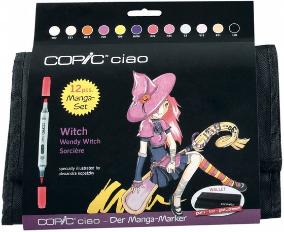 �� ����� �`�� 12 ����� ������ ����� -copic ciao MANGA SET