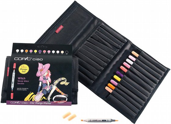 �� ����� �`�� 12 ����� ������ ����� -copic ciao MANGA SET