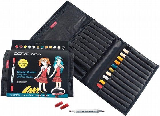 Copic Ciao Manga Marker Set � School Uniform (Pack of 12)