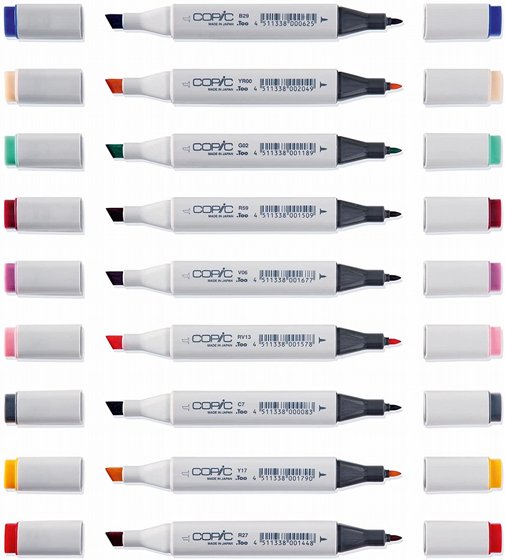 Copic Ciao Manga Marker Set � School Uniform (Pack of 12)
