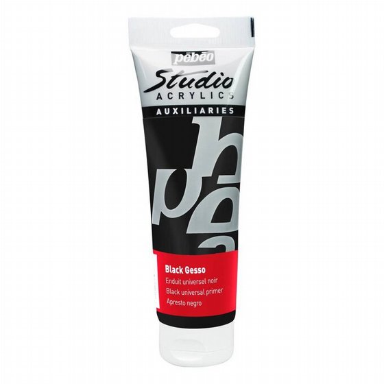 Pebeo Studio Black Gesso- ��� ���� 