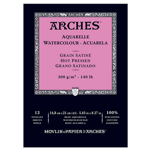 בלוק אקרוורל- Arches (300 גרם) 12 דף בלוק אקרוורל- Arches (300 גרם) 12 דף