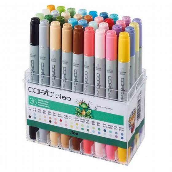 COPIC CIAO SET 36 BRILLANTES-�� ����� ��� 36 ������