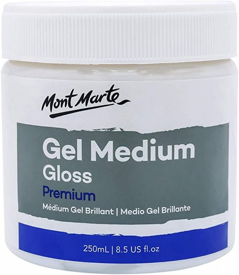 Mont Marte Premium Gel Medium Gloss (250ml)- ����� ����� ����� �������