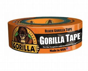 סרט הדבקה חבלה גורילה שחור סופר חזק Gorilla Tape 48mmX11m סרט הדבקה חבלה גורילה שחור סופר חזק Gorilla Tape 48mmX11m