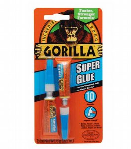 דבק גורילה סופר גלו מחוזק 6 גרם (זוג) Gorilla Glue, ***תרכובת מחוזקת גומי לתיקונים קטנים ומיידיים, פקק אנטי סתימה*** GORILLA דבק גורילה סופר גלו מחוזק 6 גרם (זוג) Gorilla Glue, ***תרכובת מחוזקת גומי לתיקונים קטנים ומיידיים, פקק אנטי סתימה*** GORILLA