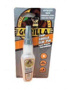 דבק גורילה שקוף רב שימושי עט 21.2 גרם Clear Gorilla Glue Pen דבק גורילה שקוף רב שימושי עט 21.2 גרם Clear Gorilla Glue Pen