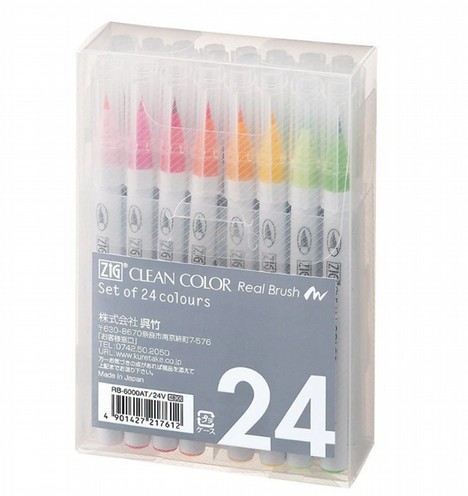 zig clean color real brush ��� ����� ��� �� ���� ��� �� 24 �����