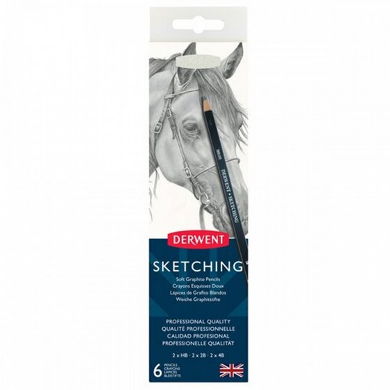 6 ������� ����� Derwent Sketching