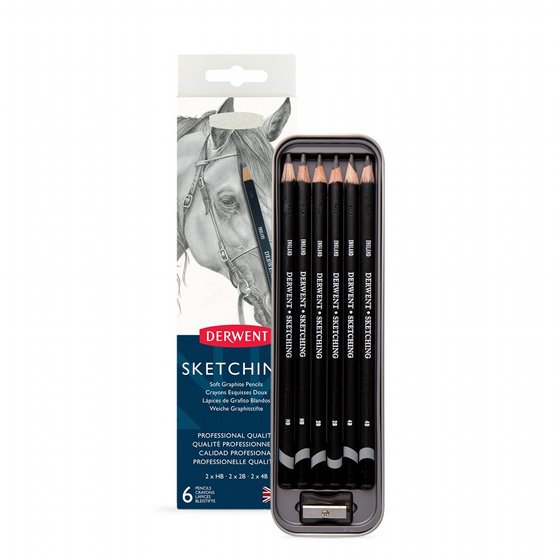 6 ������� ����� Derwent Sketching