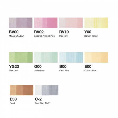 �� 10 ����� Copic ciao ���� ������� �����