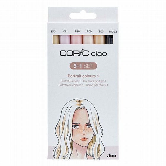 Copic ciao Portrait 1 ����� ���������� ����� ��� ��������� 5 �����+��������