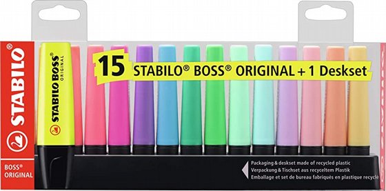 �� 15 ���� ����� ������ STABILO BOSS ������