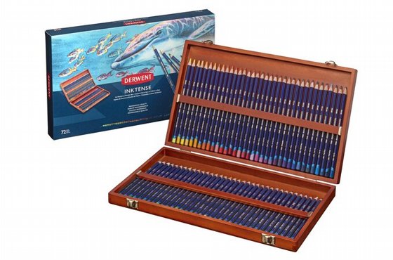 72 ������� ������ ���� Derwent Inktense