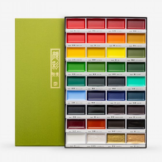  �� 36 ���� ��� ������ GANSAI TAMBI JAPANESE WATERCOLOR