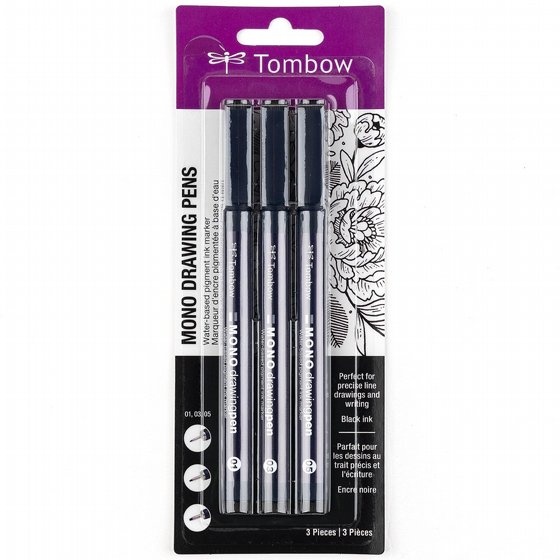  ���� 3 ���� - Tombow MONO Drawing Pen