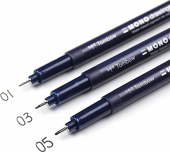  ���� 3 ���� - Tombow MONO Drawing Pen
