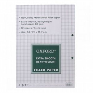 דפדפת OXFORD A4 שורה 72 דף - 5 יח דפדפת OXFORD A4 שורה 72 דף - 5 יח