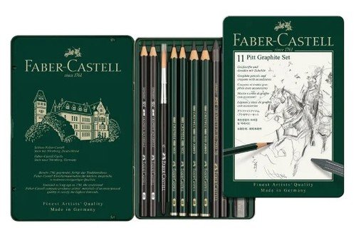 �� ����� 11 ������ ����� ������ Pitt Graphite Set FABER CASTELL