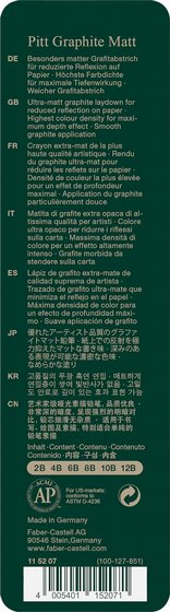 FABER CASTELL Pitt Graphite Matte ������� ����� ����� �� 6 �������