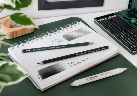 FABER CASTELL Pitt Graphite Matte ������� ����� ����� �� 6 �������