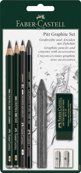FABER CASTELL Pitt Graphite Matte ������� ����� ����� �� 6 �������