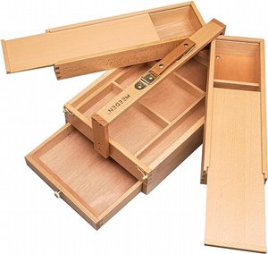 קופסת אחסון מעץ 4 מגירות- MEEDEN קופסת אחסון מעץ 4 מגירות- MEEDEN