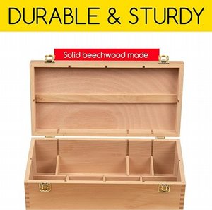 קופסת אחסון מעץ - MEEDEN- HBX-12 קופסת אחסון מעץ - MEEDEN- HBX-12