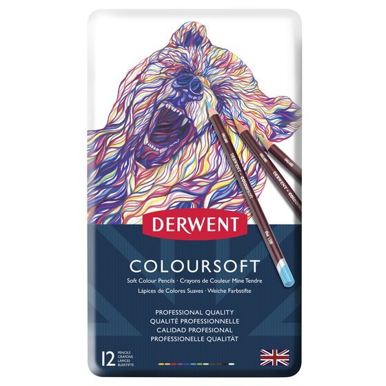 Derwent Coloursoft �� 12 ������� ���� ��������