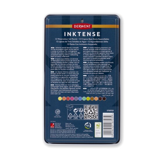 Derwent INKTENSE �� 12 ������� ���� ��������