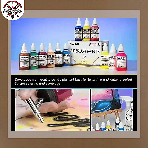 Airbrush Paint Colors Set, 30 ml / 3 oz