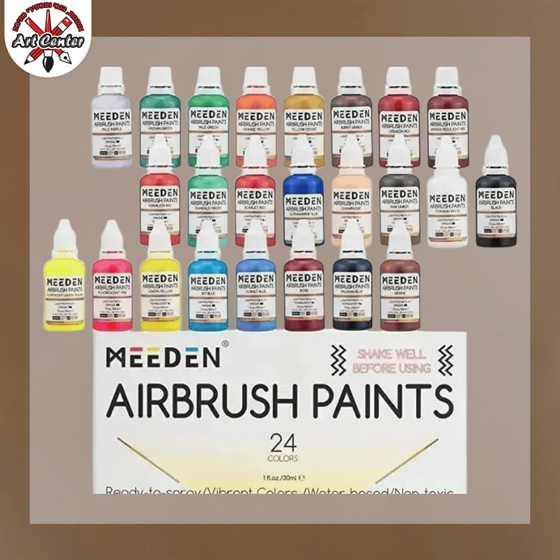 Airbrush Paint Colors Set, 30 ml / 3 oz 24